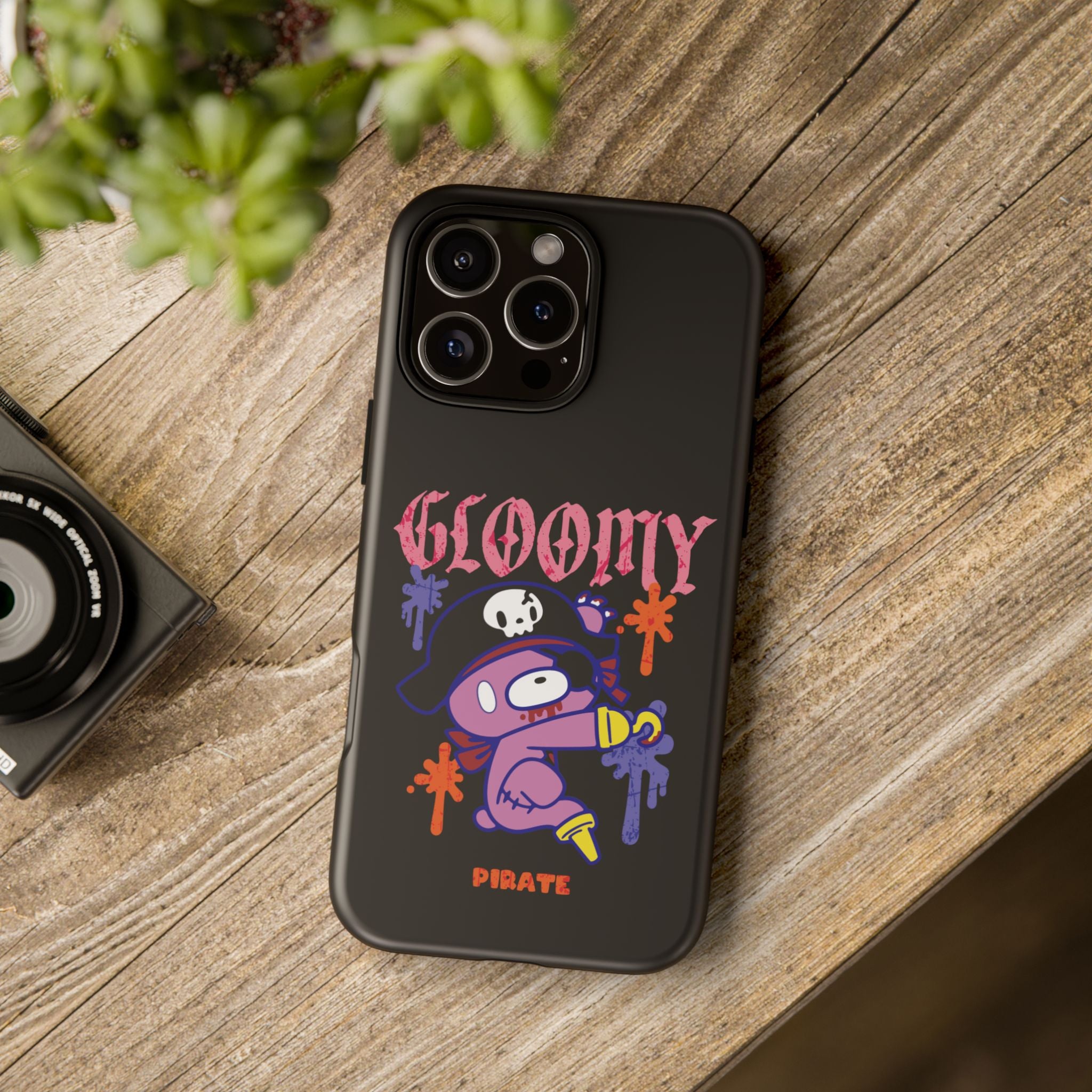 gloomy bear Halloween pirate Phone Case